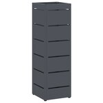 vidaXL Porte-parapluies Anthracite Métal Moyen Décos modernes