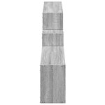 vidaXL Armoire murale 158x18x53 cm sonoma gris bois d'ingénierie