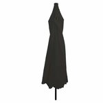 vidaXL Parasol de jardin Noir 395 x 395 x 245 cm Polyester et Acier
