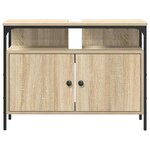 vidaXL Meuble de Lavabo de Salle de Bain Marron 80 x 30 x 60 cm