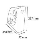 Porte-revues ECOMAG Linicolor bleu glacé transparent EXACOMPTA