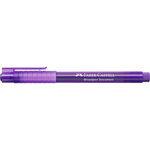 Stylo feutre Fineliner Broadpen pointe large violet FABER-CASTELL