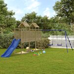 vidaXL Aire de jeux d'extérieur bois de pin imprégné