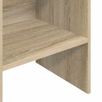 vidaXL Bibliothèque Chêne sonoma 40x35x180 cm Bois d’ingénierie