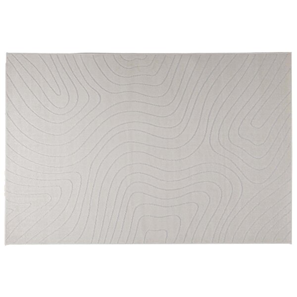 vidaXL Tapis de surface HUARTE Crème 280 x 200 cm Polyester
