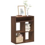 vidaXL Bibliothèque chêne marron 66x31x80 cm bois d'ingénierie