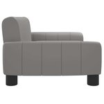 vidaXL Canapé pour enfants gris 70x45x30 cm similicuir