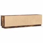 vidaXL Meuble TV Chêne fumé 180 x 38 x 49 cm Bois d'ingénierie