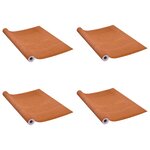 vidaXL Films autoadhésifs pour meubles 2 Pièces Chêne clair 500x90 cm PVC