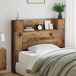 vidaXL Tête de lit Bois ancien 120 x 15 x 103 5 cm Bois d'ingénierie