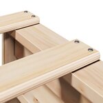 vidaXL Cadre de lit sans matelas 140x200 cm bois massif de pin