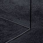 vidaXL Tapis OVIEDO à poils courts noir 120x120 cm