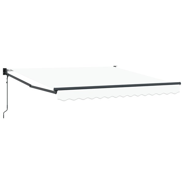 Store rétractable automatique vidaXL Blanc 300x250 cm
