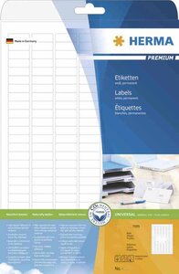 Etiquettes premium, 25 feuilles a4 105 x 148 mm, blanc 100 sur 25 f herma