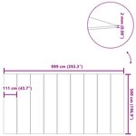 vidaXL Bâche de piscine gris clair 999x500 cm géotextile polyester