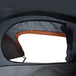 vidaXL Tente de camping à dôme 1 personne orange imperméable