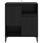 vidaXL Buffet Chêne noir 60 x 35 x 70 cm Bois d'ingénierie