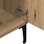 vidaXL Meuble TV chêne artisanal 102x35x50 cm bois d'ingénierie
