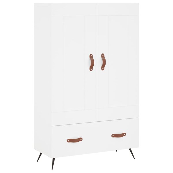 vidaXL Buffet haut blanc 69 5x31x115 cm bois d'ingénierie