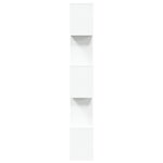 vidaXL Étagère séparatrice de pièce à 5 niveaux blanc 70x24x161 cm