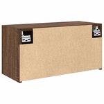 vidaXL Armoire murale de bain chêne marron 60x25x30 cm bois ingénierie