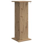 vidaXL Support de Plante 2 pièces Chêne artisanal 30 5 x 30 x 80 5 cm