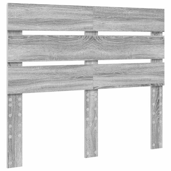 vidaXL Tête de lit Gris Sonoma 135 cm Bois d'ingénierie