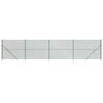 vidaXL Clôture à mailles losangées avec piquet d'ancrage vert 1 4x10 m