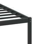 vidaXL Cadre de lit sans matelas chêne fumé 80x200cm bois d'ingénierie