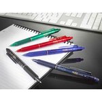 Stylo roller effaçable frixion ball clicker 1.0 pointe large noir pilot