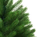 vidaXL Arbre de Noël artificiel aiguilles réalistes 240 cm vert