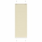 vidaXL Store plissé crème 50x150 cm largeur du tissu 49 4 cm polyester