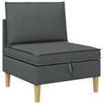 vidaXL Sofa avec rangement Tissu