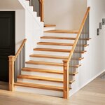 vidaXL Marches d'escalier 4 Pièces marron clair 120x30x2 cm chêne massif