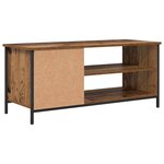vidaXL Meuble TV Bois ancien 100 x 40 x 45 cm Bois d'ingénierie