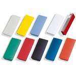 Paquet de 10 Aimants rectangulaire 54x19xH8mm Blanc MAGNÉTOPLAN