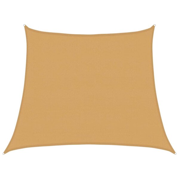 vidaXL Voile d'ombrage 160 g/m² trapèze gris clair 3/4x3 m PEHD