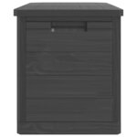 vidaXL Boîte à coussins d'extérieur anthracite 77 5x44 5x53 cm PP