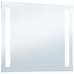 vidaXL Miroir mural à LED pour salle de bains 80x60 cm