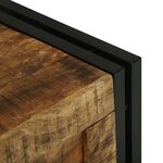 vidaXL Coffre de rangement - 40 x 40 x 40 cm  Bois de mangue massif brut