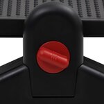 vidaXL Repose-pieds Noir 50x30 5x17 cm