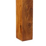 vidaXL Table de maquillage Marron miel en bois massif d'acacia