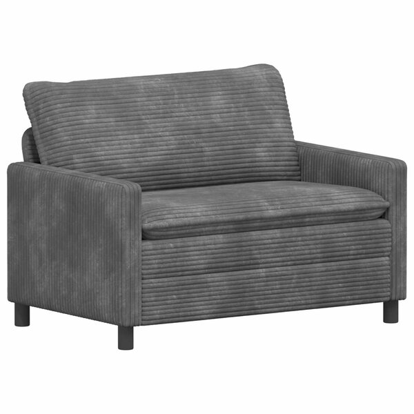 vidaXL Canapé Gris clair 126 x 81 x 87 5 cm Polyester