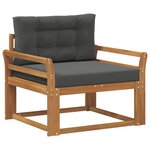 vidaXL Sofa de milieu extérieur Naturel