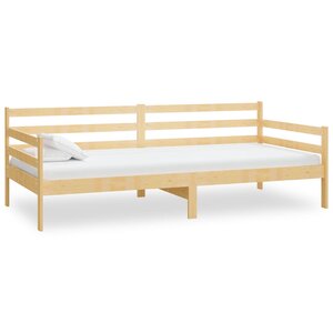 vidaXL Lit de jour sans matelas bois de pin massif 90x200 cm