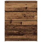 vidaXL Buffet vieux bois 80x35x99 cm bois d'ingénierie