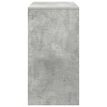 vidaXL Bureau d'écriture Béton gris MDF 90 x 40 x 76 cm Moderne Bureau