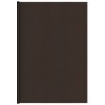 vidaXL Tapis de tente 400x500 cm Marron