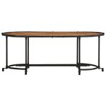 vidaXL Table basse 110x55x40 cm bois massif d'acacia
