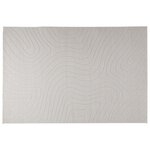 vidaXL Tapis de surface HUARTE Crème 340 x 240 cm Polyester